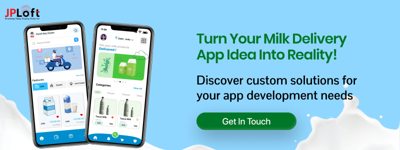 Create a Milk Delivery App CTA